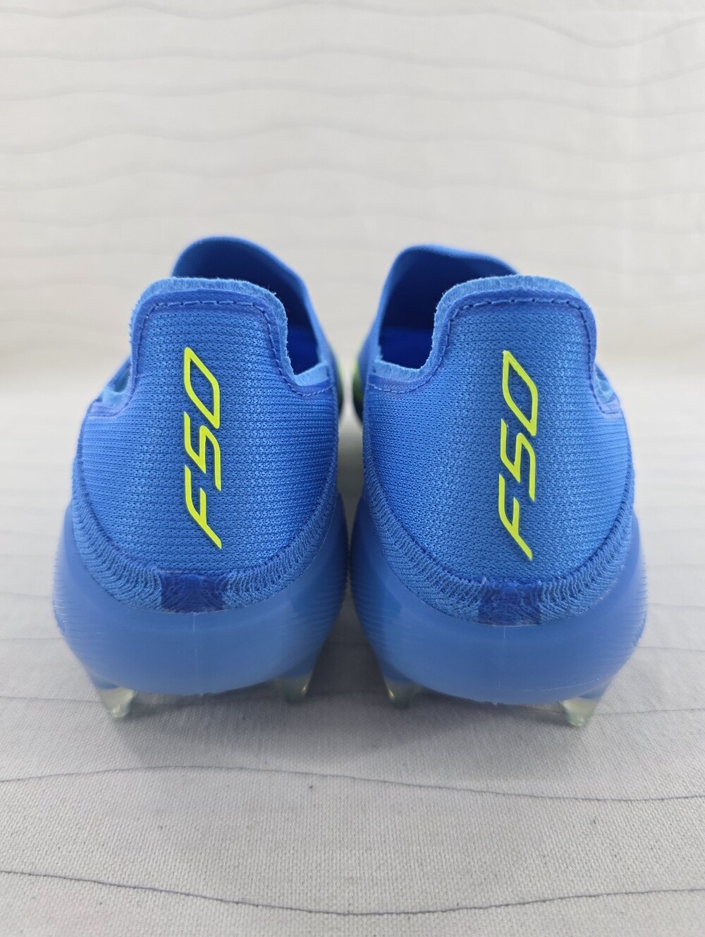 Adidas F50 Elite Laceless FG Lucid Blue Soccer Cleats JR6461 Sz 9.5 Men/10.5 Wom - Picture 5 of 11